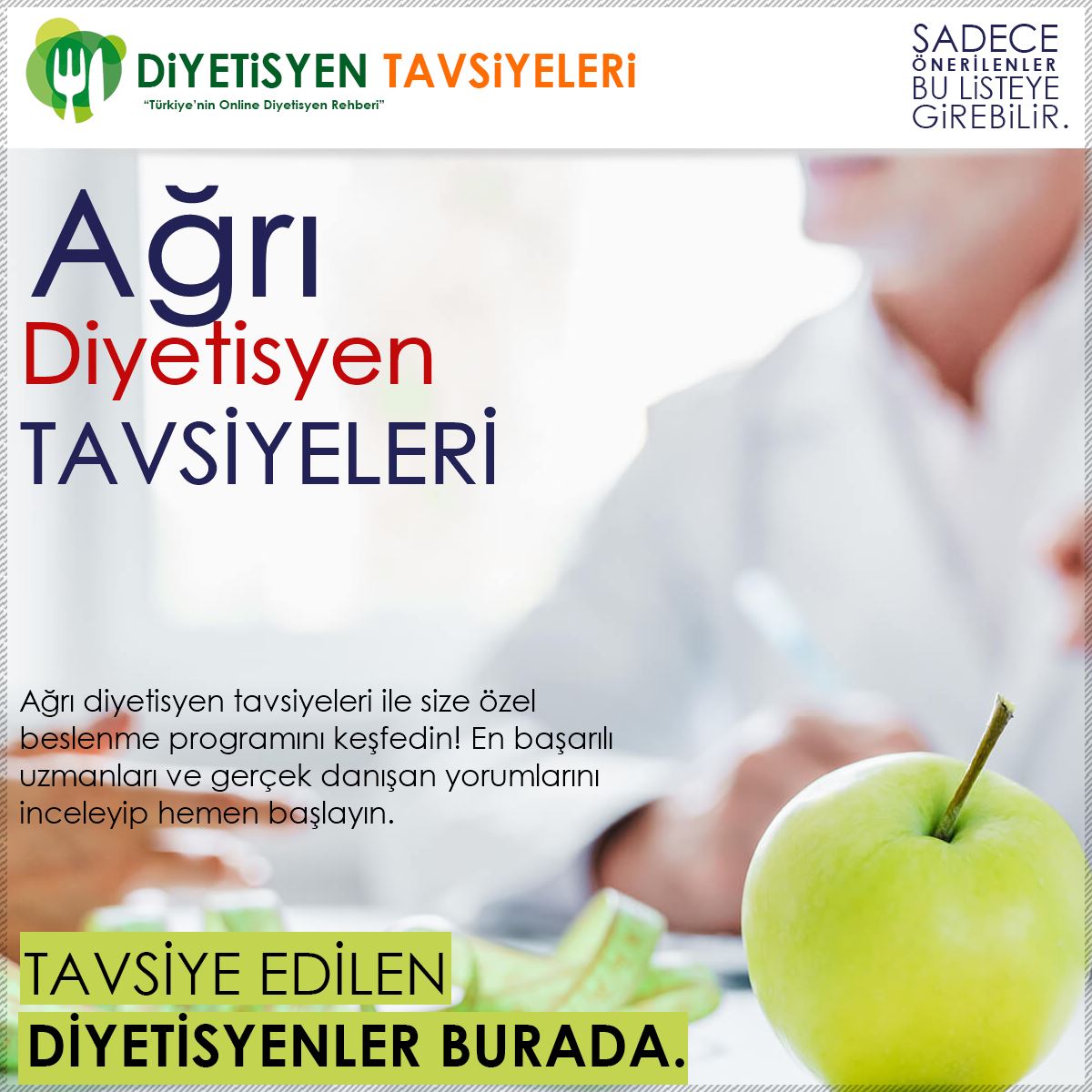 Ağrı Diyetisyenler