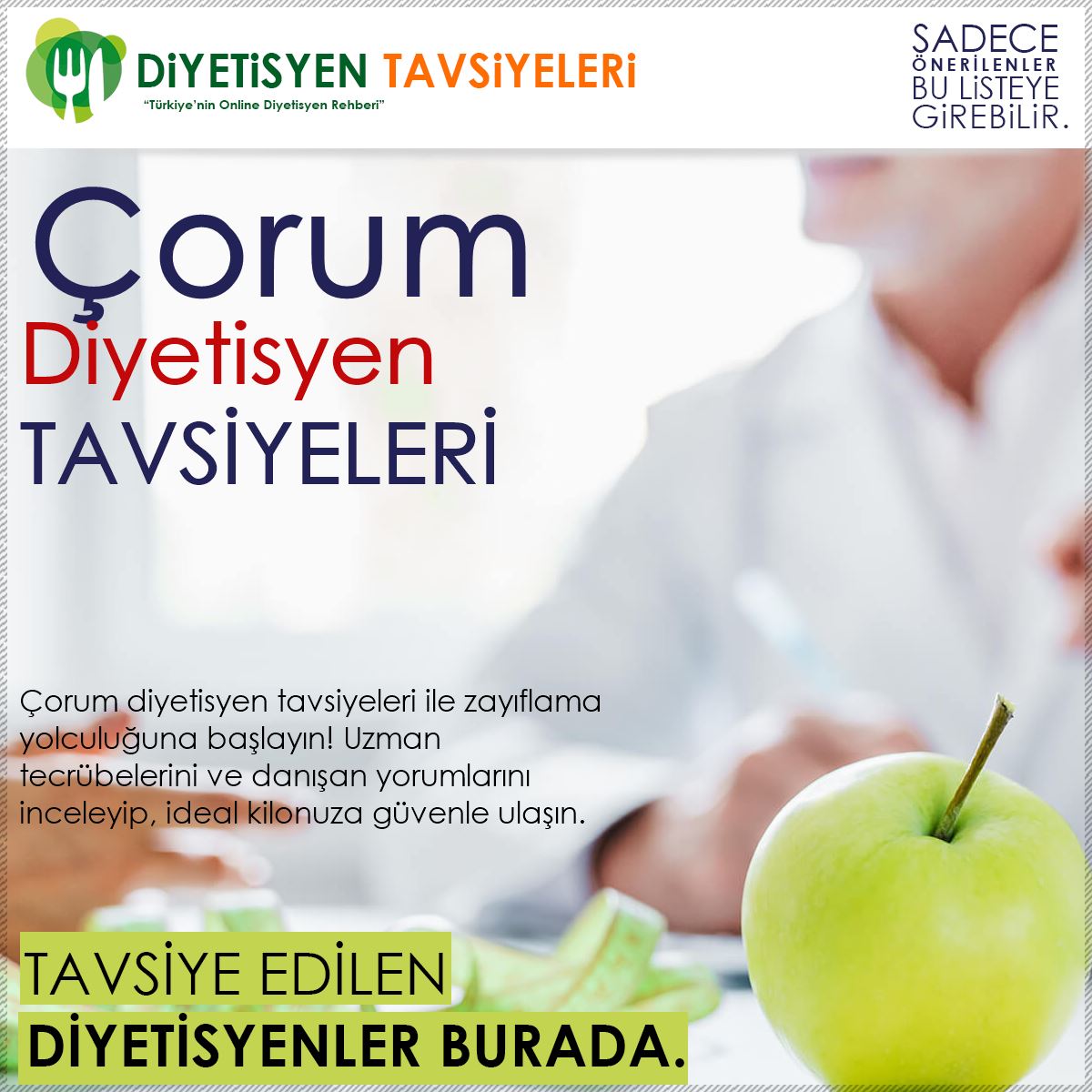 Çorum Diyetisyenler