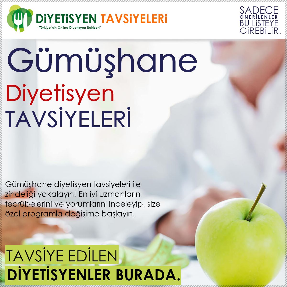 Gümüşhane Diyetisyenler