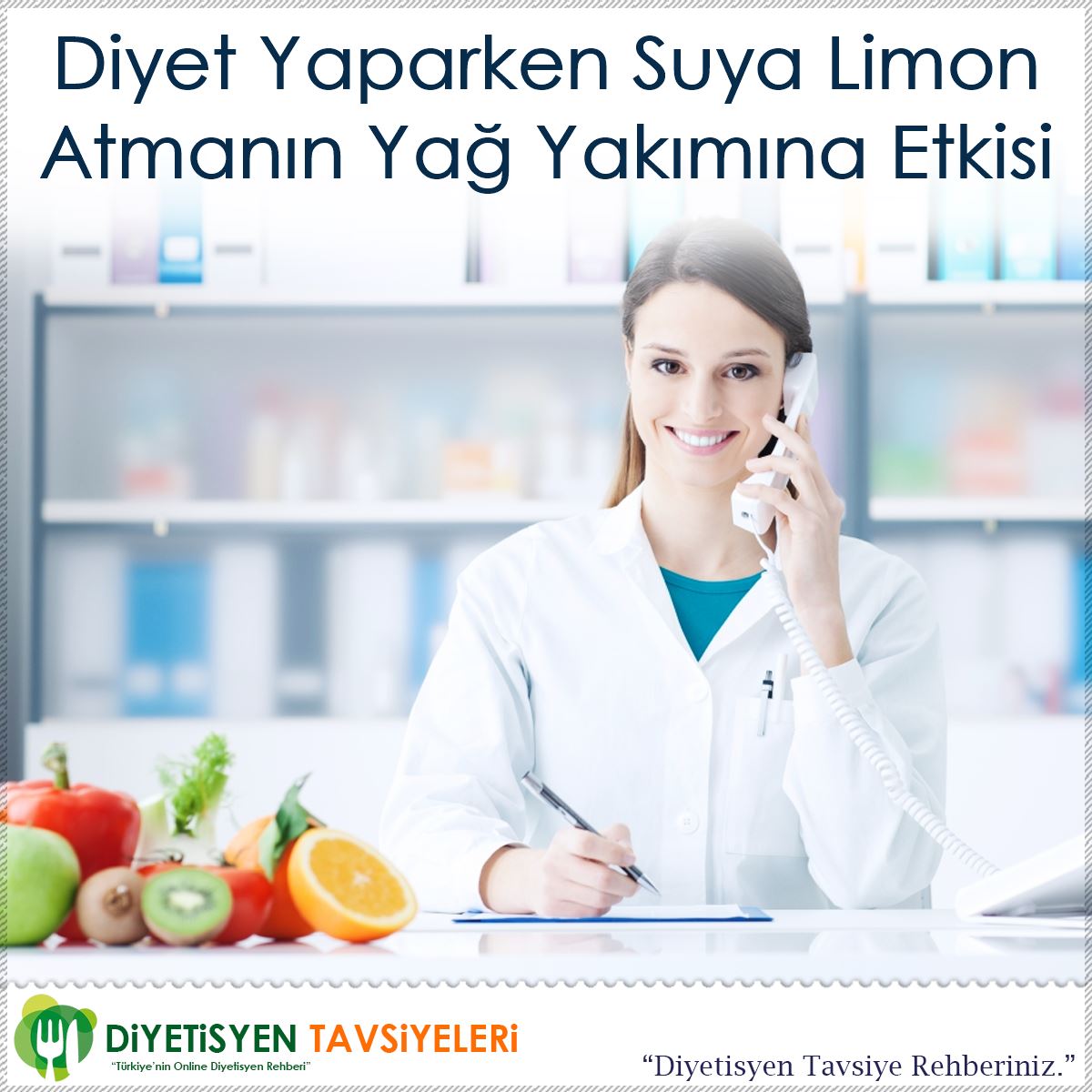Diyet Yaparken Suya Limon Atmanın Yağ Yakımına Etkisi : Kapak Görseli