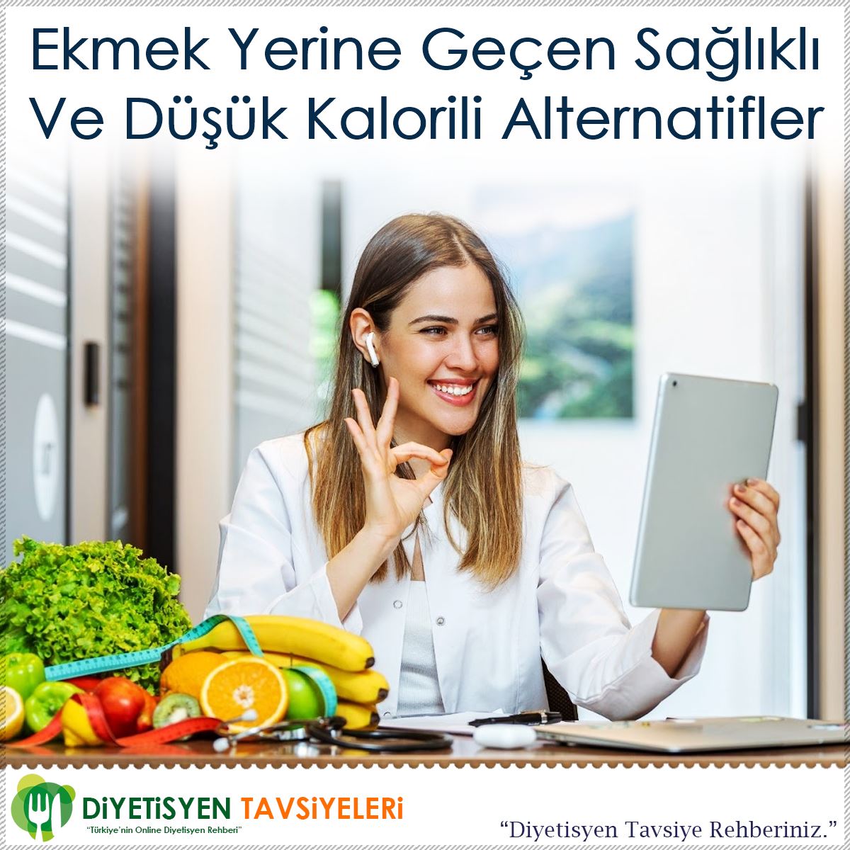 Ekmek Yerine Geçen Sağlıklı Ve Düşük Kalorili Alternatifler : Kapak Görseli