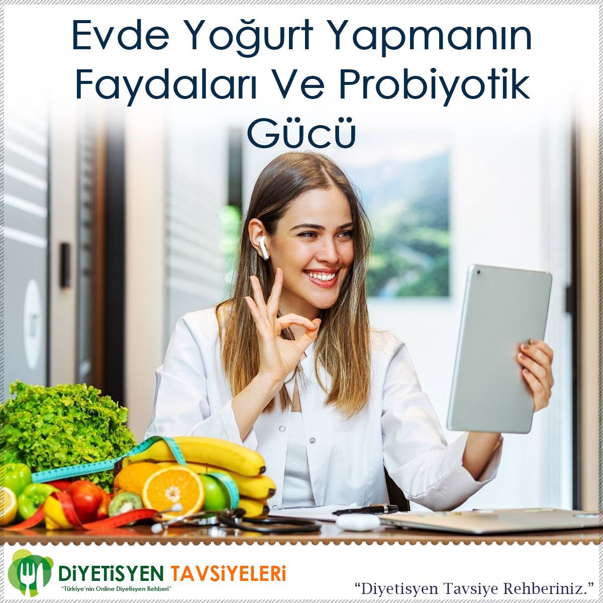 Evde Yoğurt Yapmanın Faydaları Ve Probiyotik Gücü : Kapak Görseli