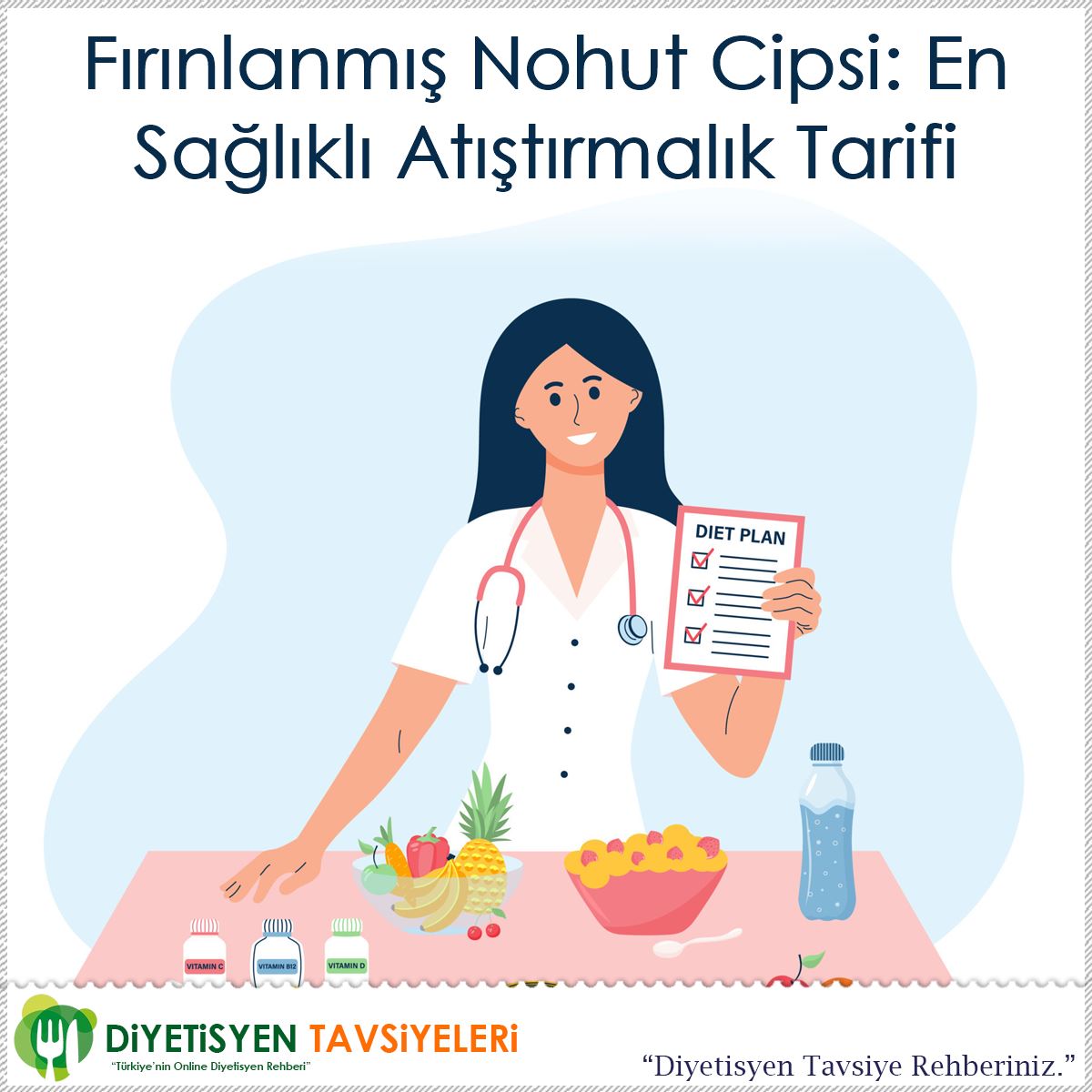 Fırınlanmış Nohut Cipsi: En Sağlıklı Atıştırmalık Tarifi