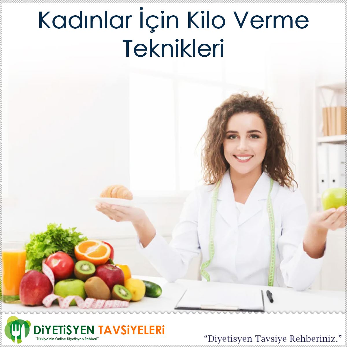 Kadınlar İçin Kilo Verme Teknikleri : Kapak Görseli