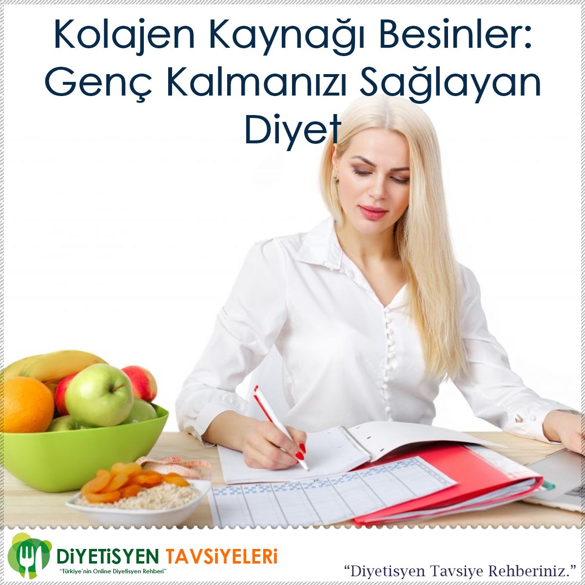 Kolajen Kaynağı Besinler: Genç Kalmanızı Sağlayan Diyet : Kapak Görseli