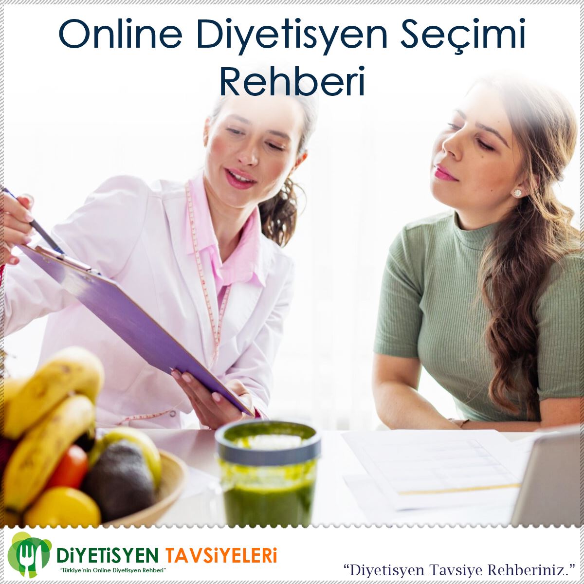 Online Diyetisyen Seçimi Rehberi : Kapak Görseli