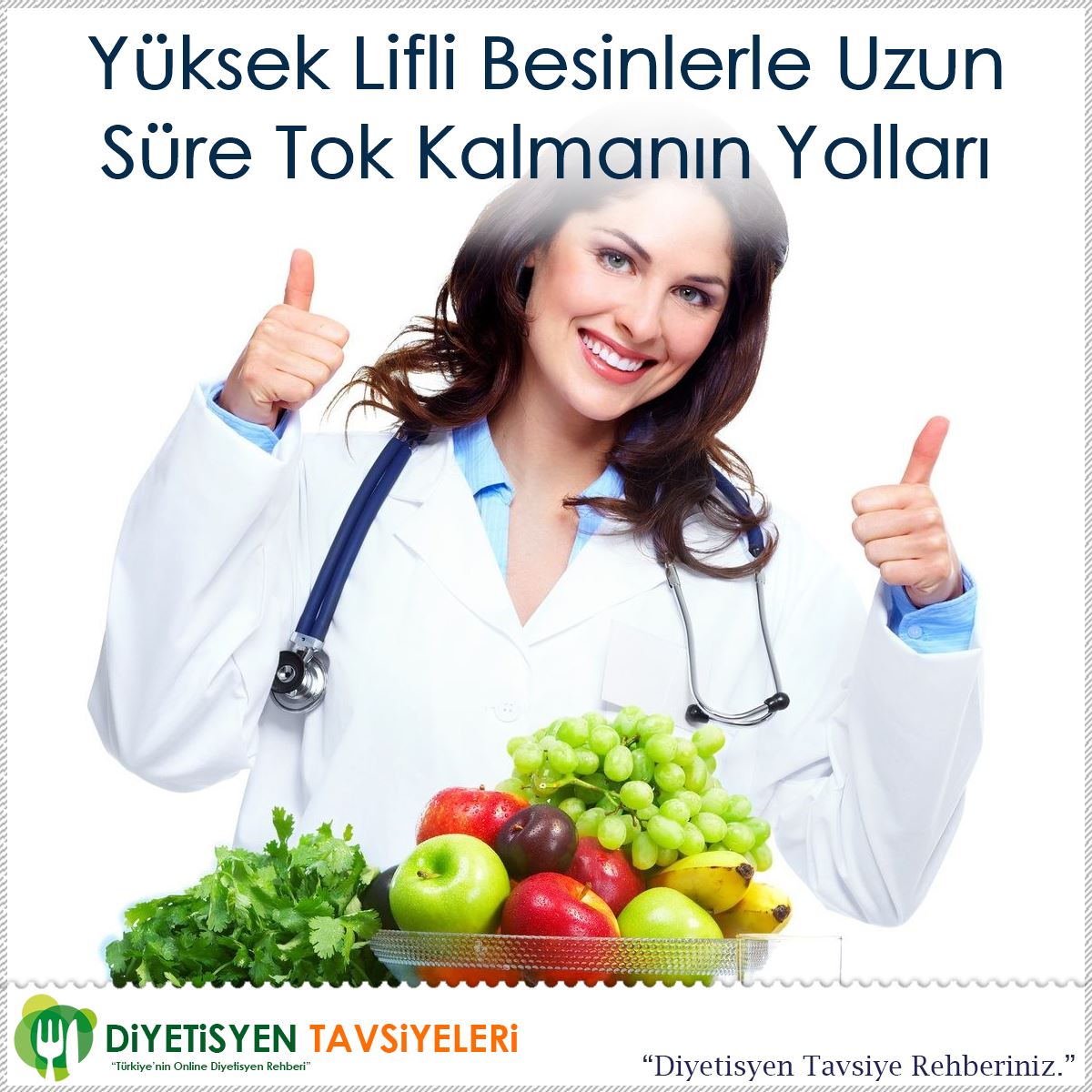 Yüksek Lifli Besinlerle Uzun Süre Tok Kalmanın Yolları : Kapak Görseli